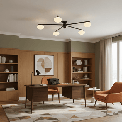 Branch Globe Ceiling Light