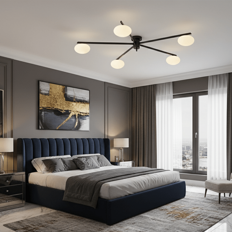 Branch Globe Ceiling Light