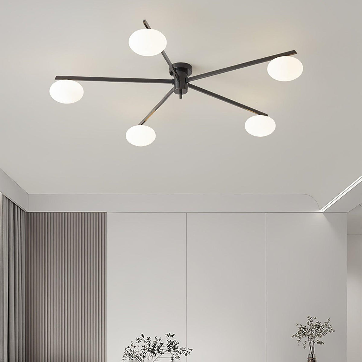 Branch Globe Ceiling Light