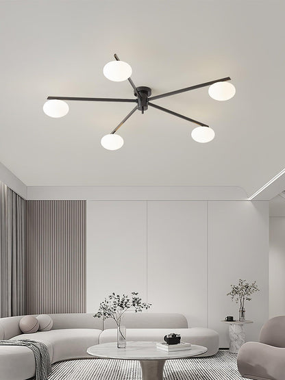 Branch Globe Ceiling Light