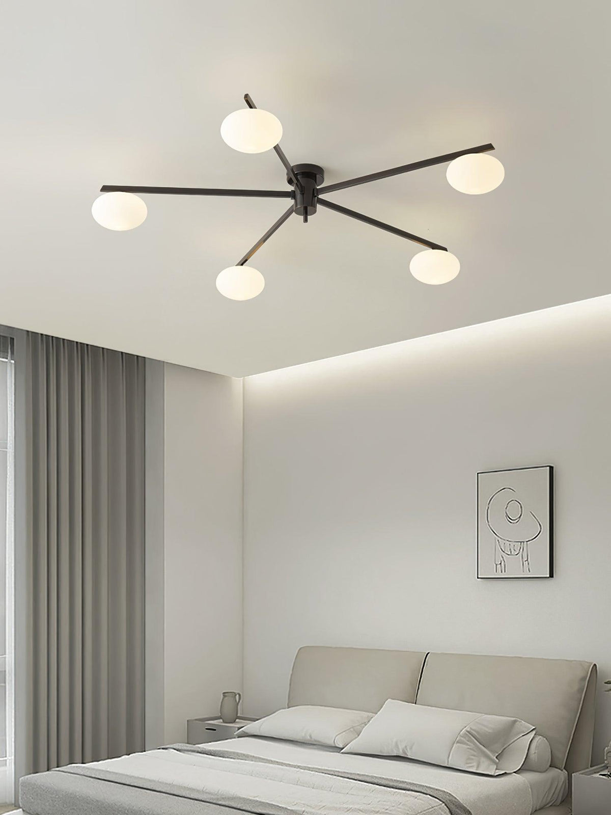 Branch Globe Ceiling Light