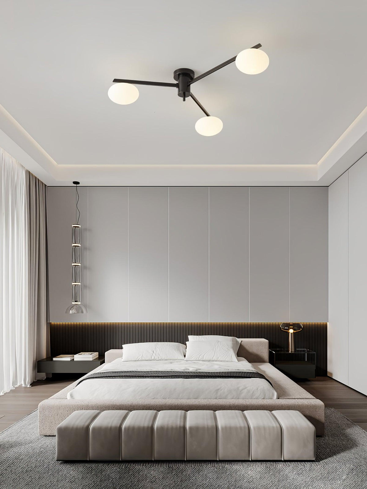 Branch Globe Ceiling Light