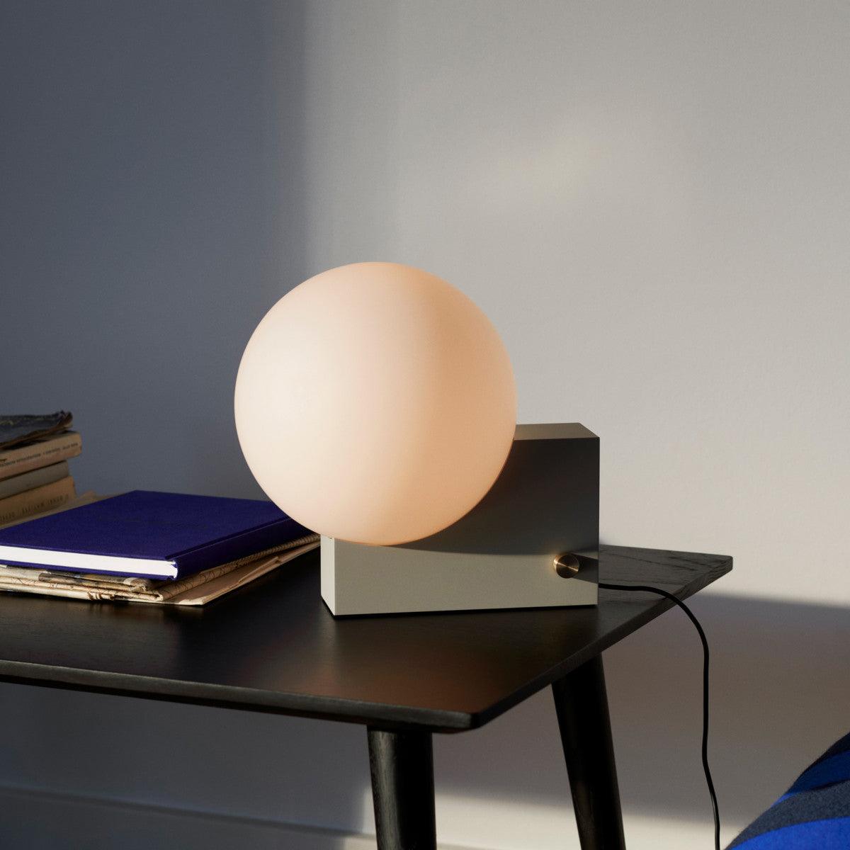 Block Globe Table Lamp