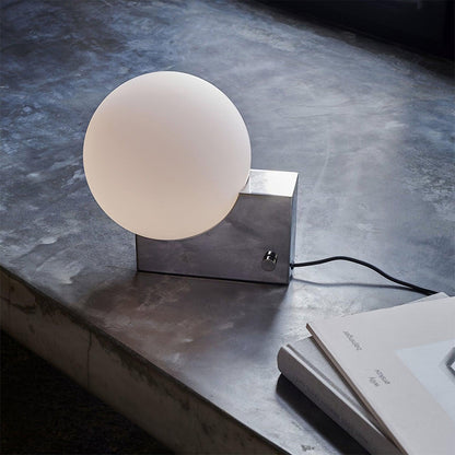 Block Globe Table Lamp