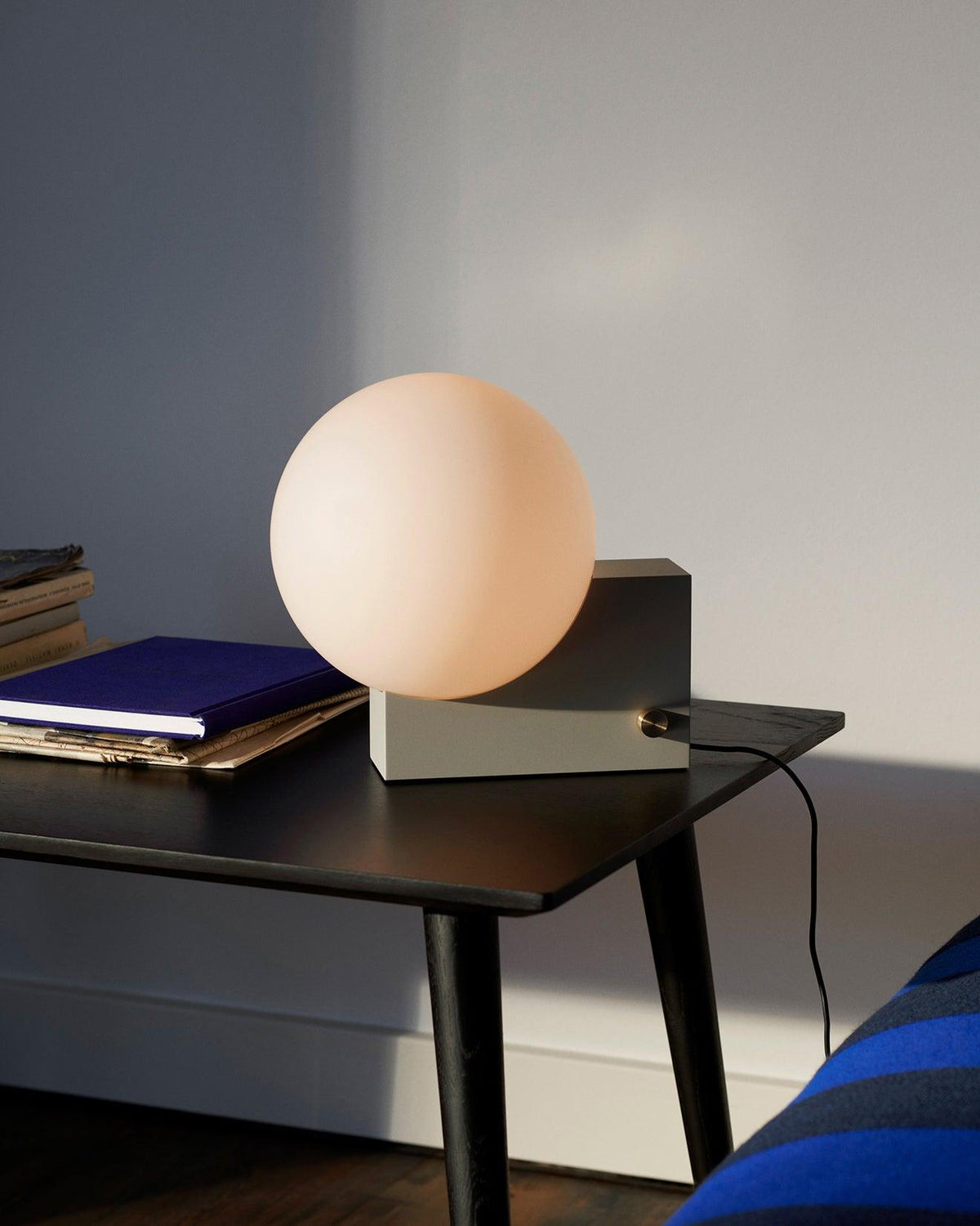 Block Globe Table Lamp