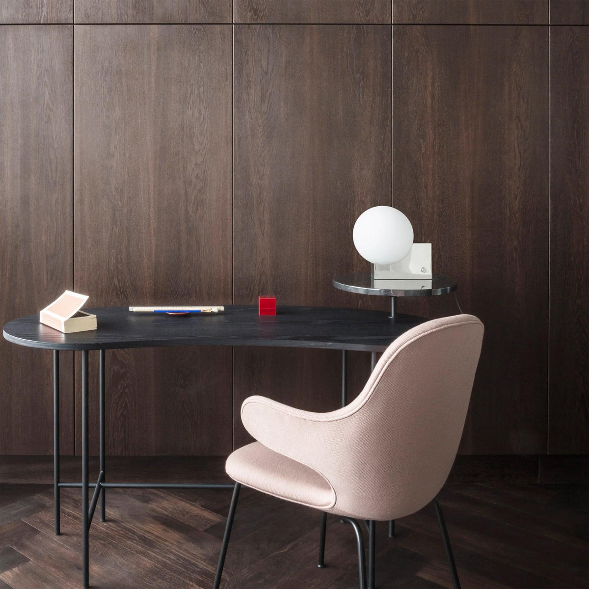 Block Globe Table Lamp
