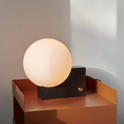 Block Globe Table Lamp