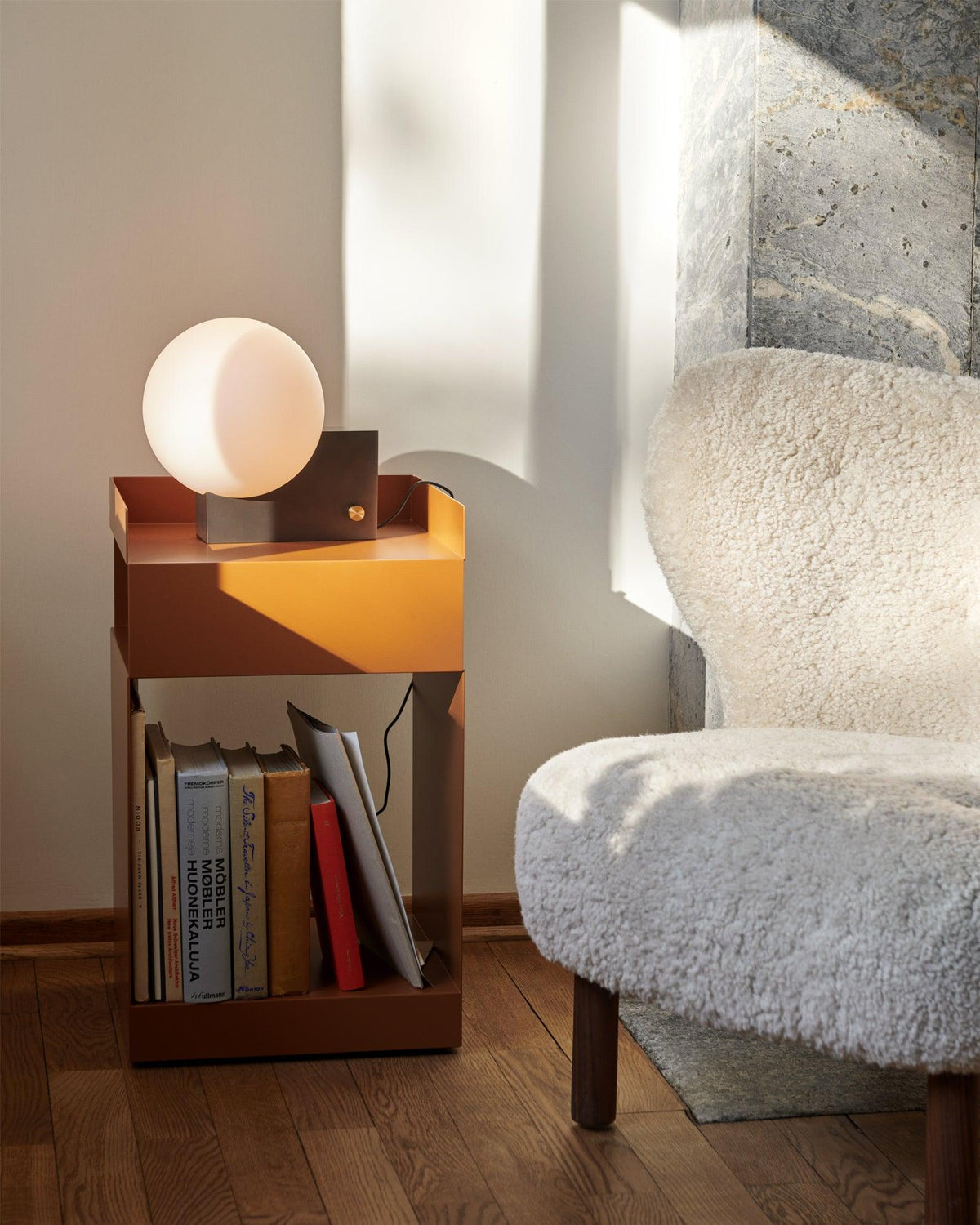 Block Globe Table Lamp