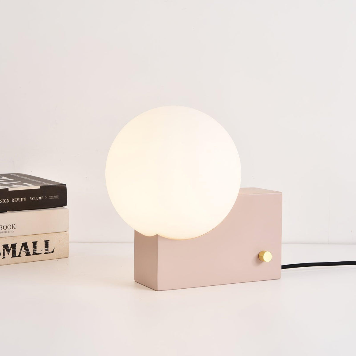 Block Globe Table Lamp