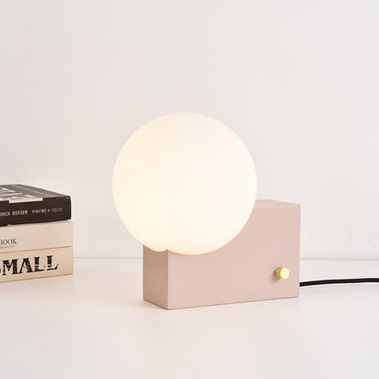 Block Globe Table Lamp