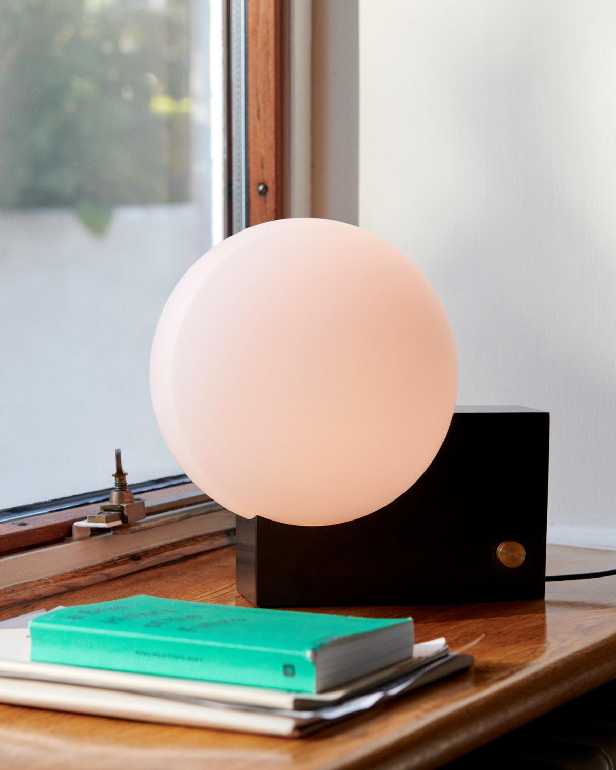 Block Globe Table Lamp