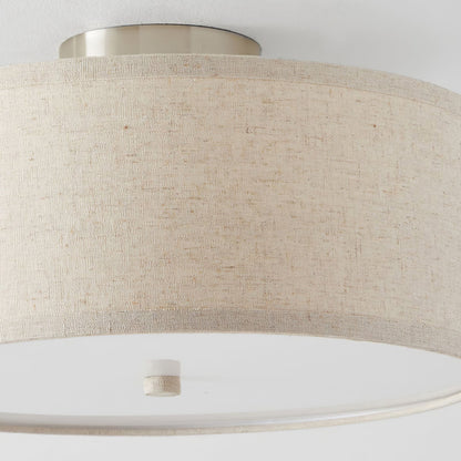 Haven Linen Ceiling Light