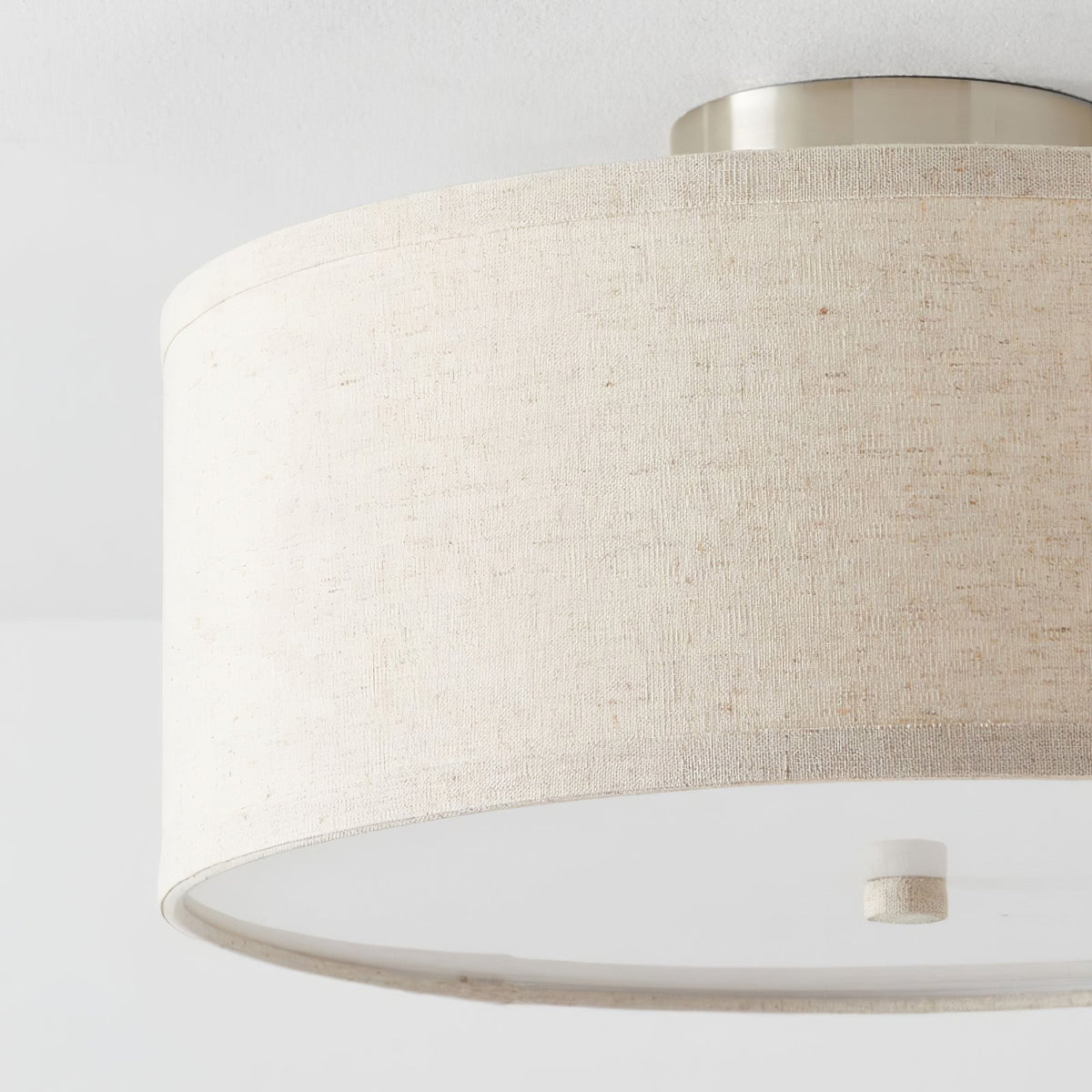 Haven Linen Ceiling Light