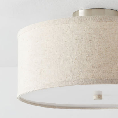 Haven Linen Ceiling Light