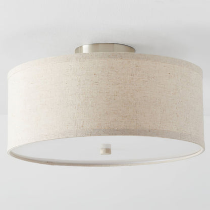 Haven Linen Ceiling Light