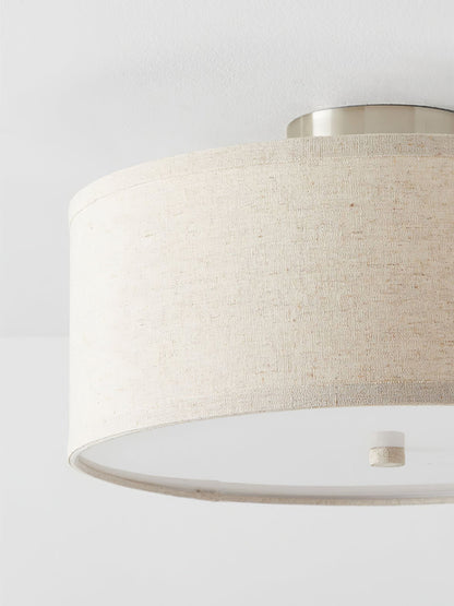 Haven Linen Ceiling Light
