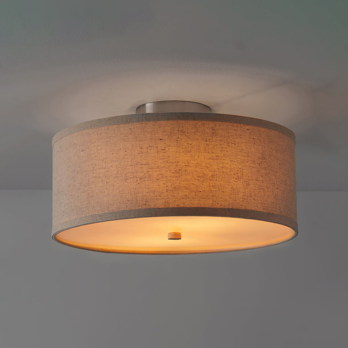 Haven Linen Ceiling Light