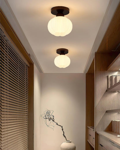 Fold Globe Ceiling Light