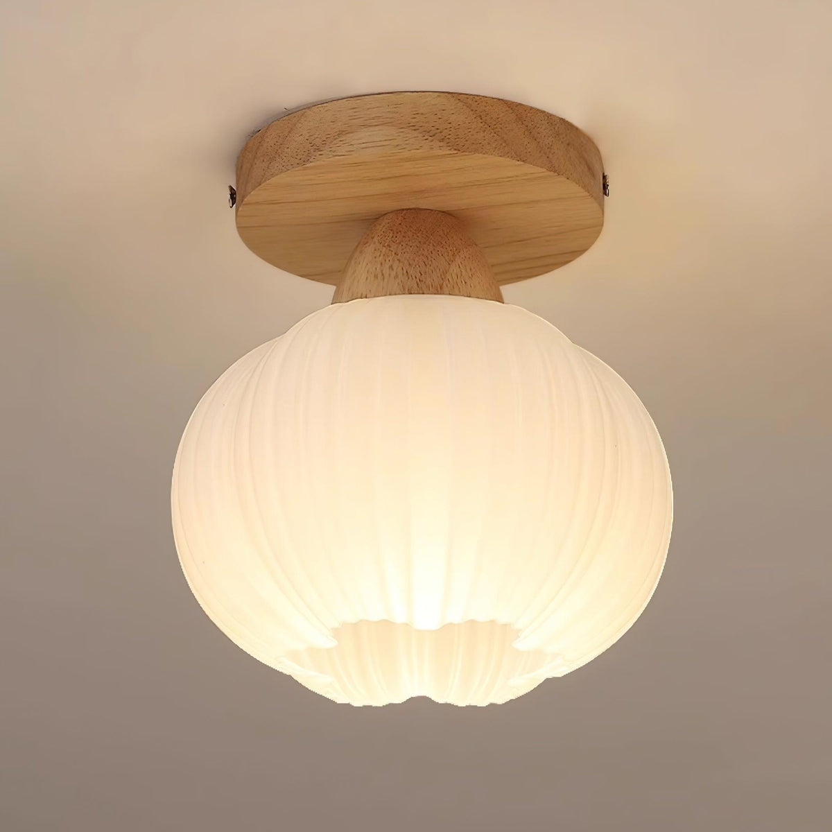 Fold Globe Ceiling Light