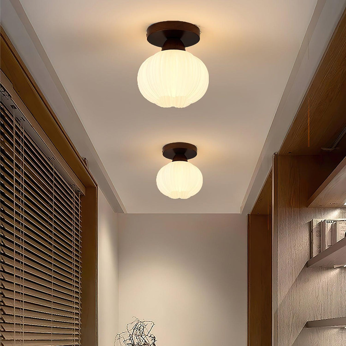 Fold Globe Ceiling Light
