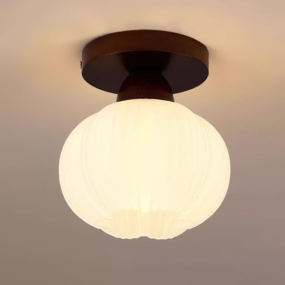 Fold Globe Ceiling Light