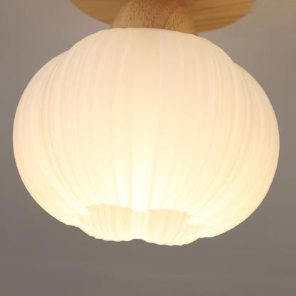 Fold Globe Ceiling Light