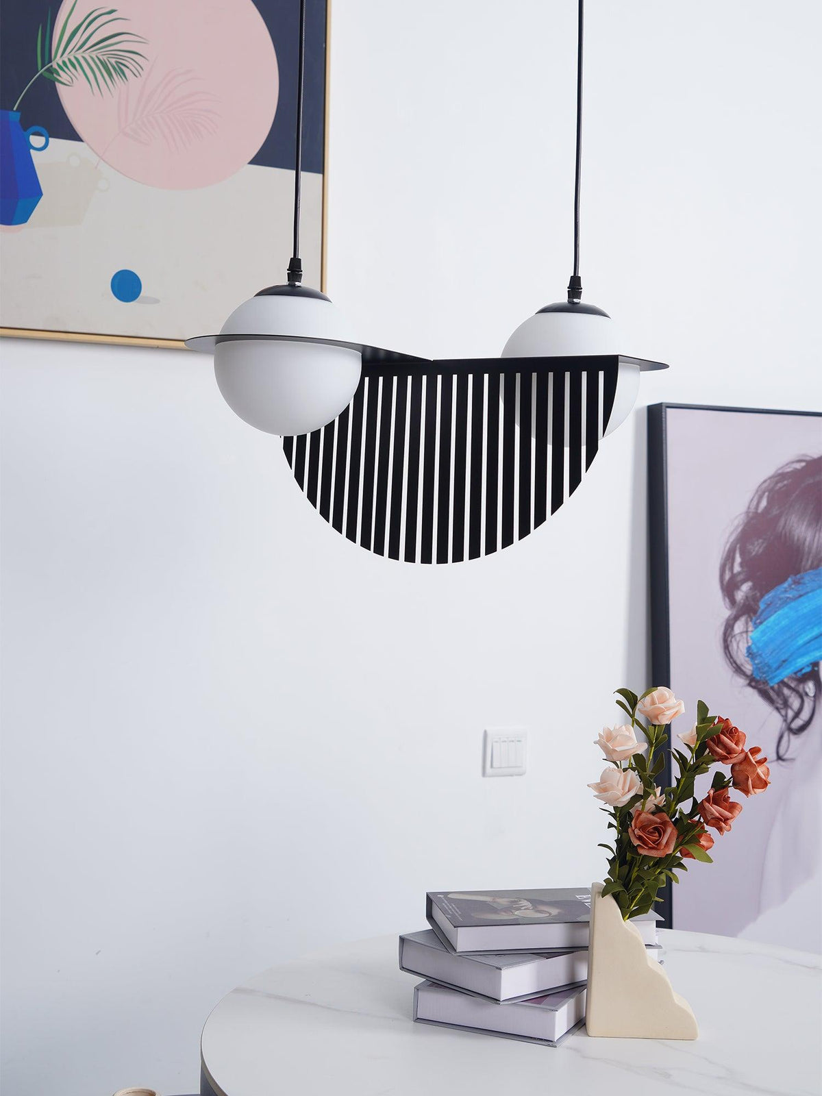 Angle Duo Pendant Light