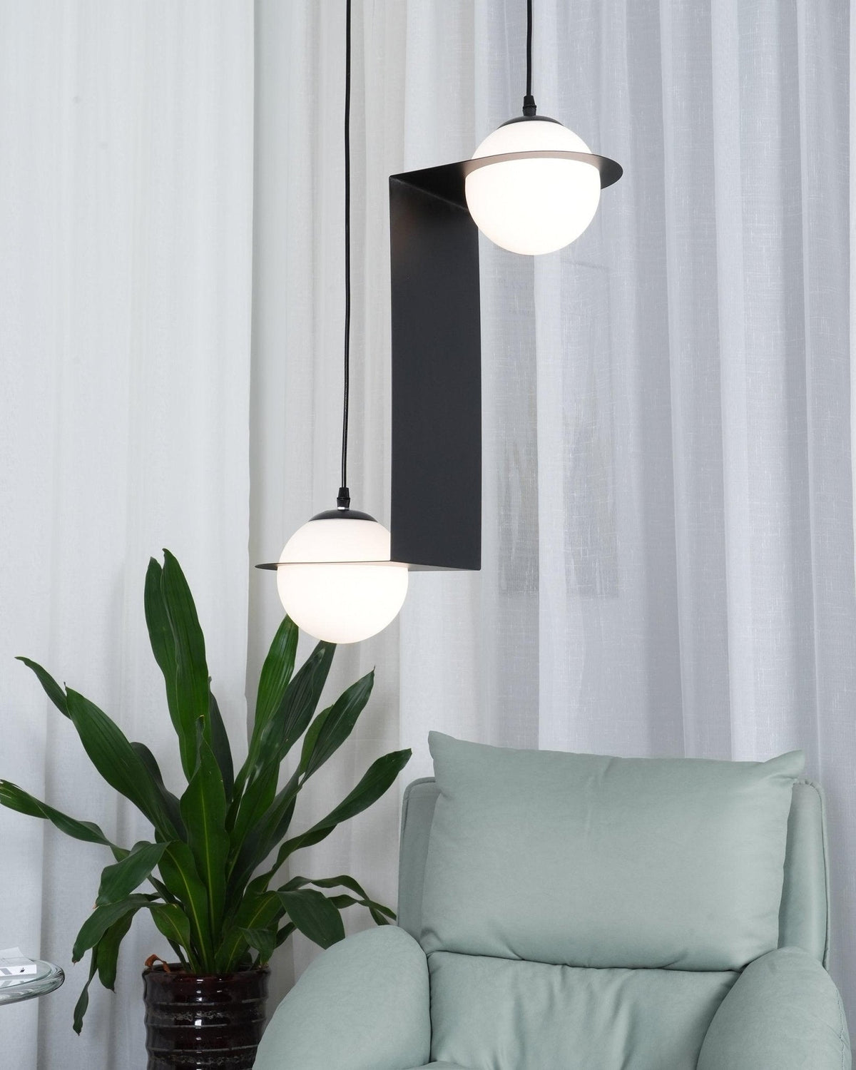 Angle Duo Pendant Light