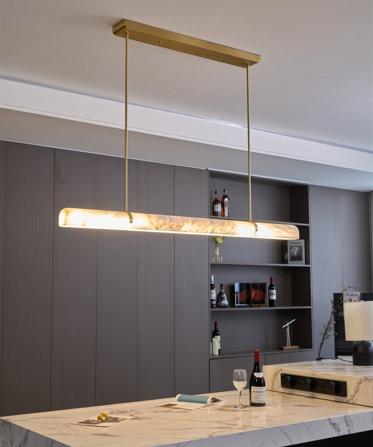 Horizon Stone Chandelier