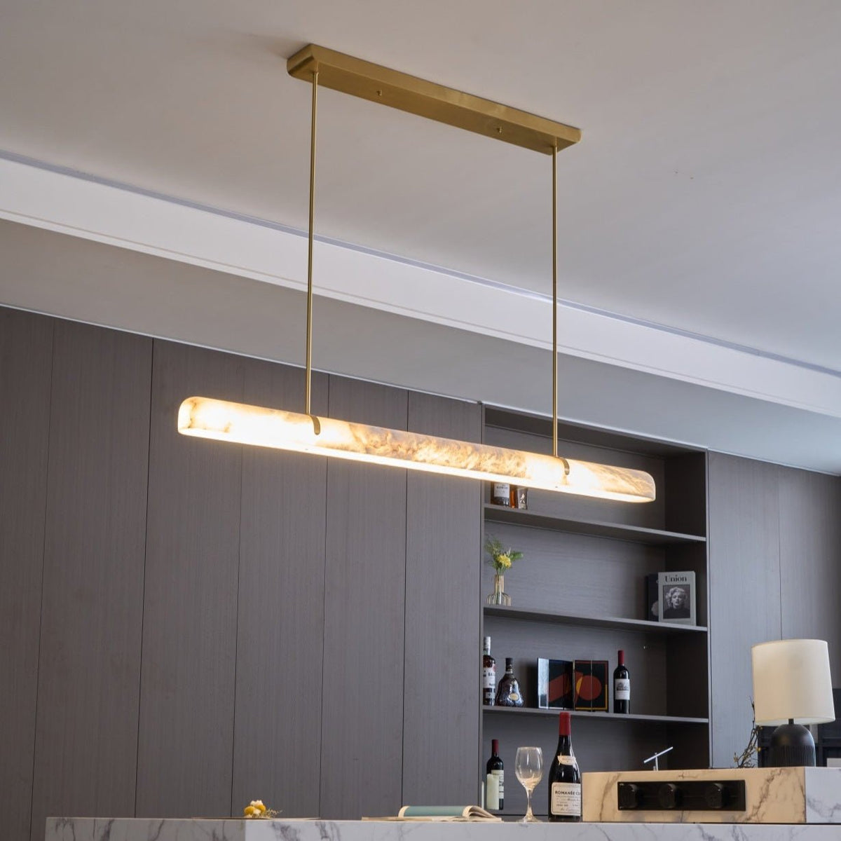 Horizon Stone Chandelier