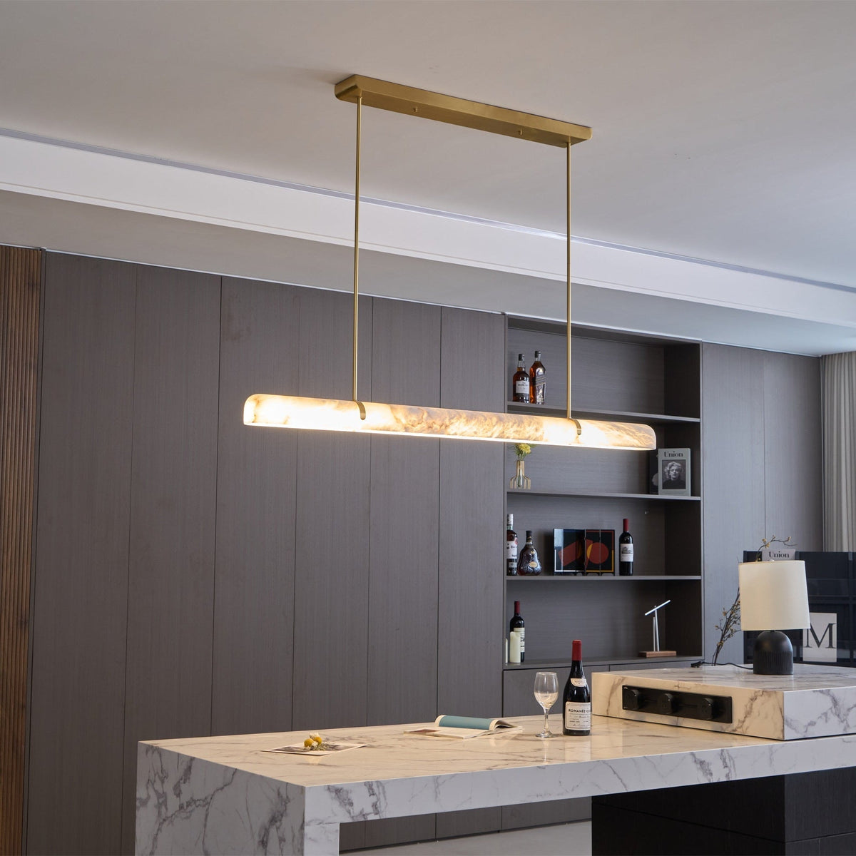 Horizon Stone Chandelier