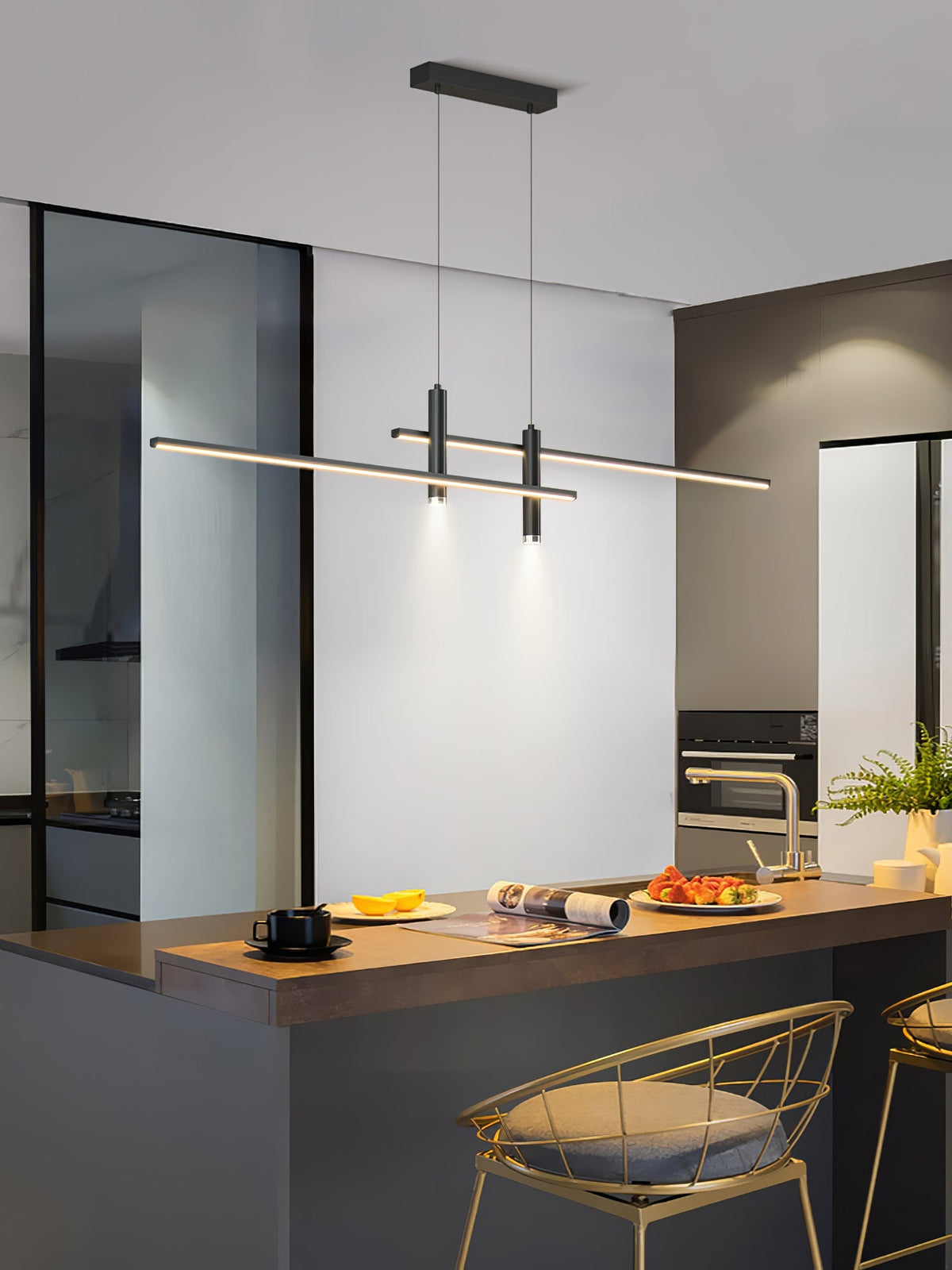 Axis Twin Pendant Light