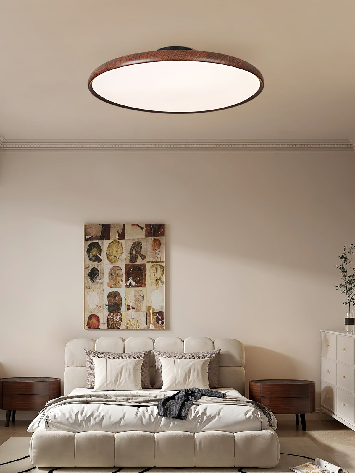 Timber Halo Ceiling Light