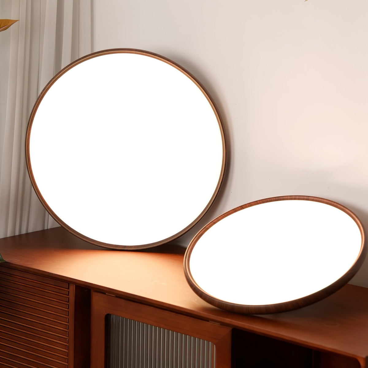 Timber Halo Ceiling Light
