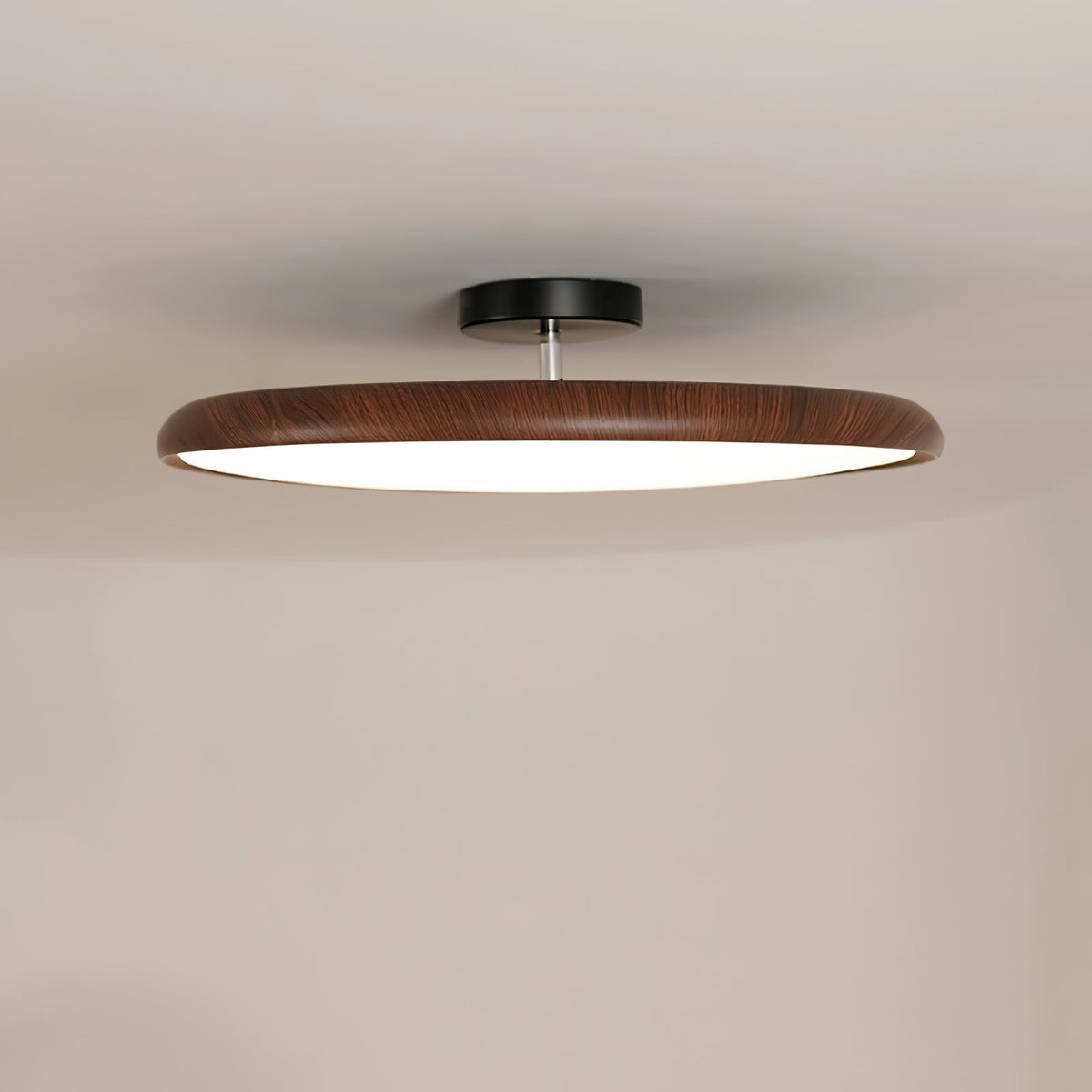 Timber Halo Ceiling Light