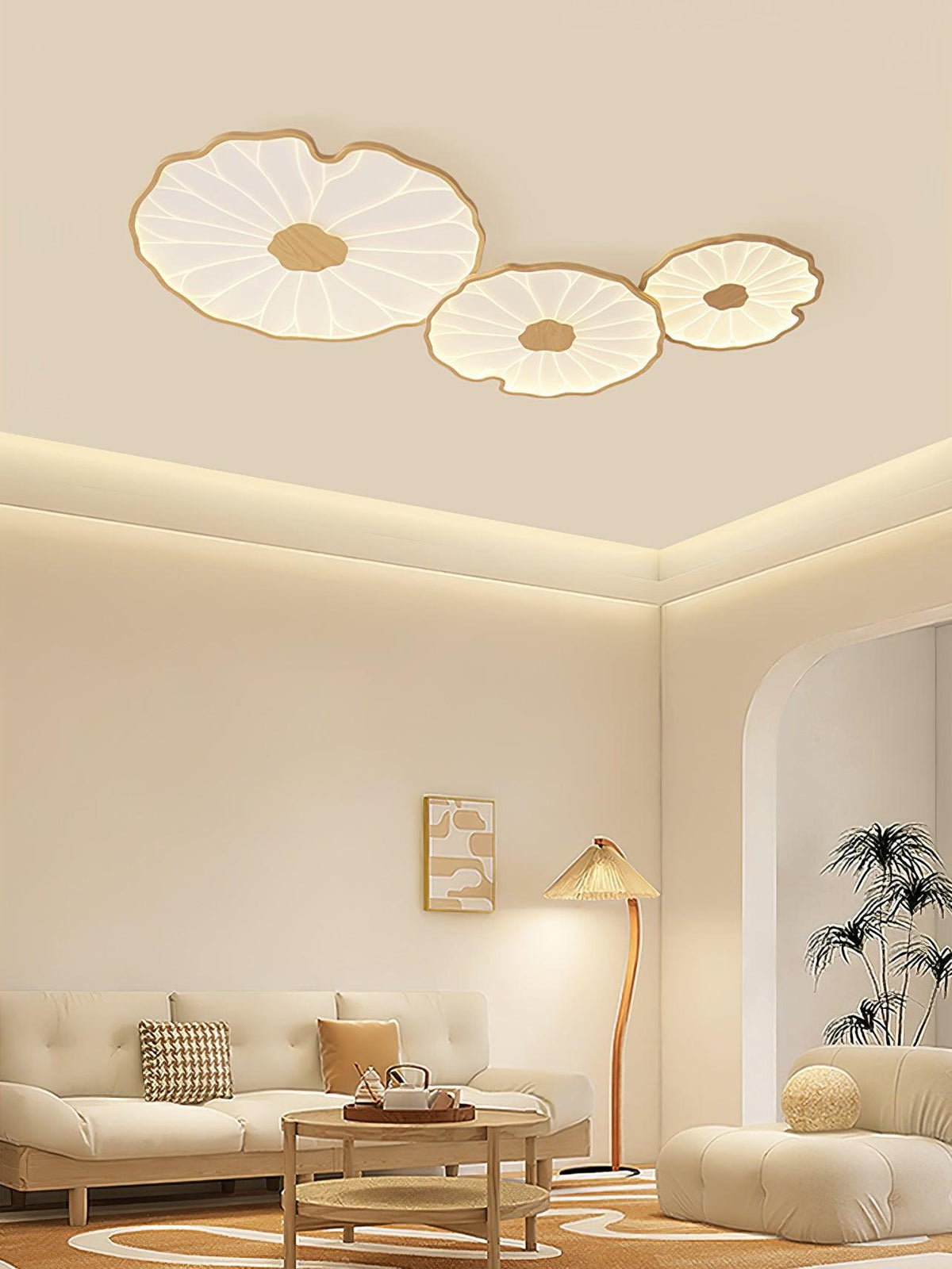 Ripple Flush Ceiling Light