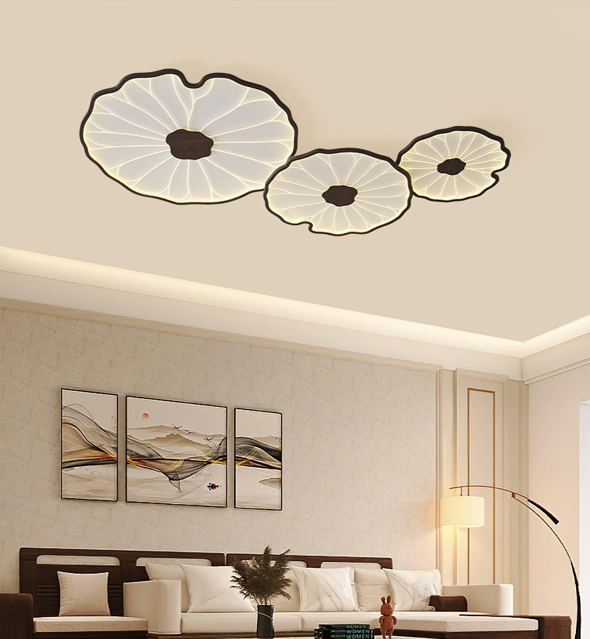 Ripple Flush Ceiling Light