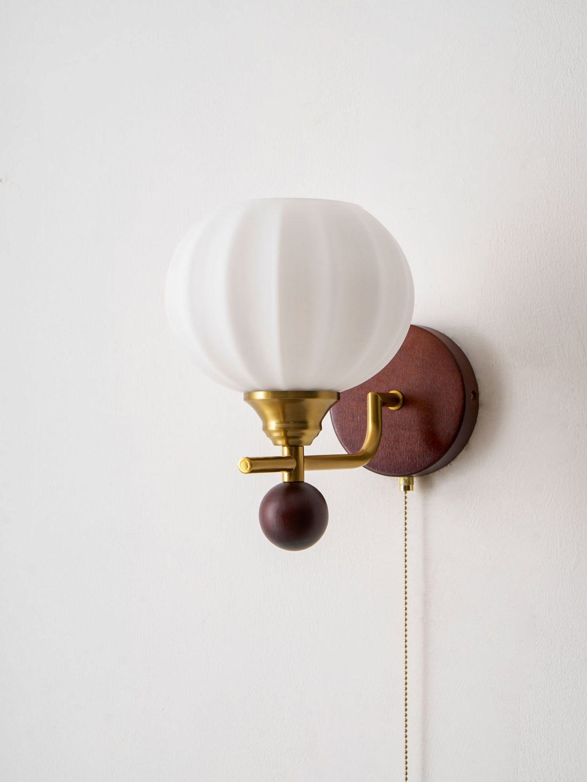 Reed Globe Wall Light