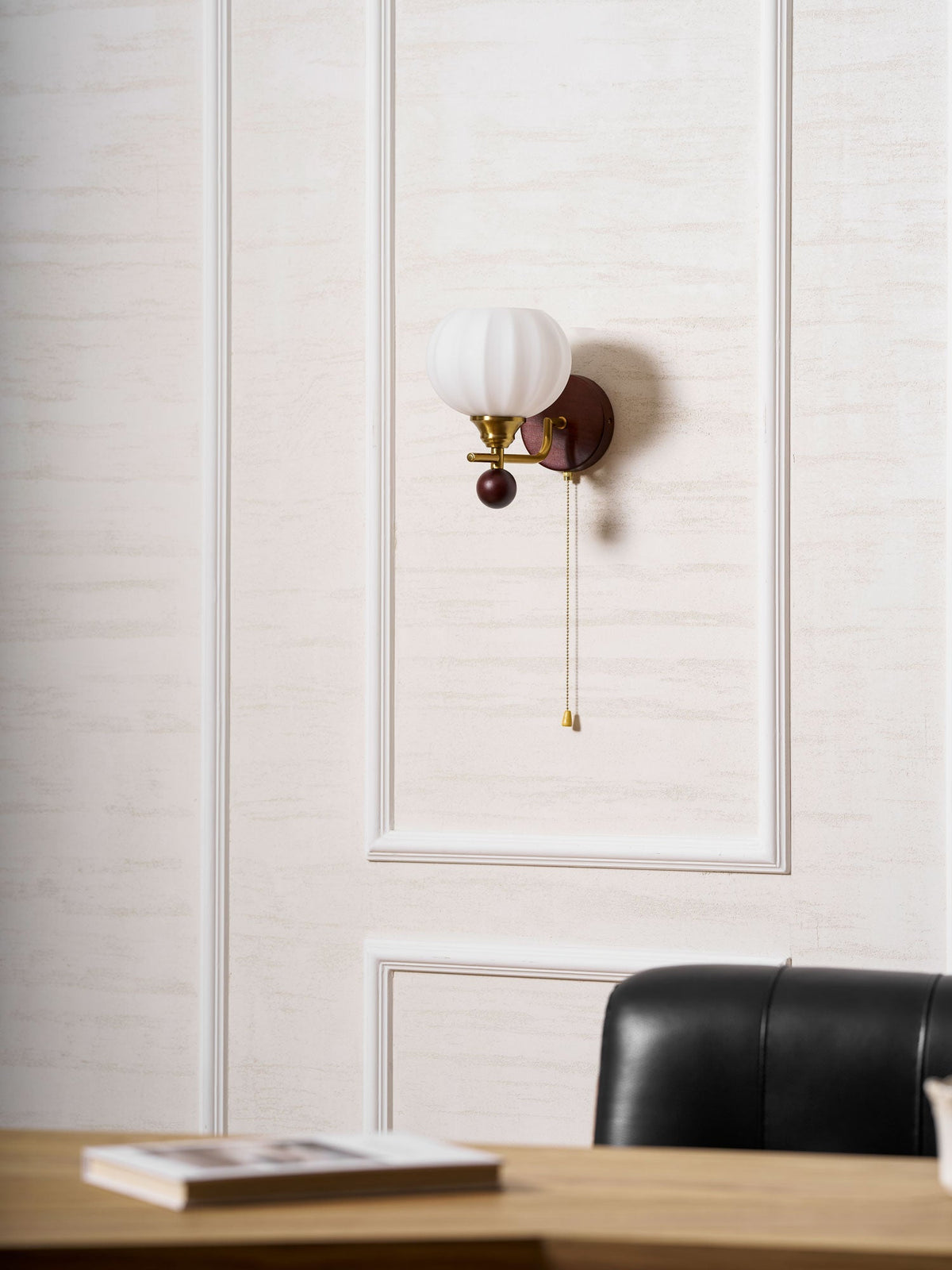 Reed Globe Wall Light