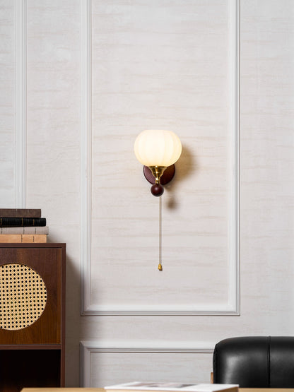 Reed Globe Wall Light