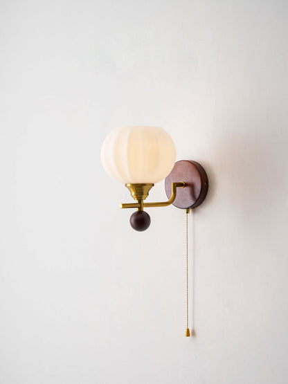 Reed Globe Wall Light