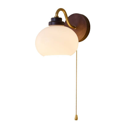 Reed Globe Wall Light