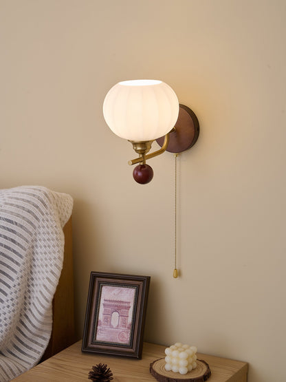 Reed Globe Wall Light