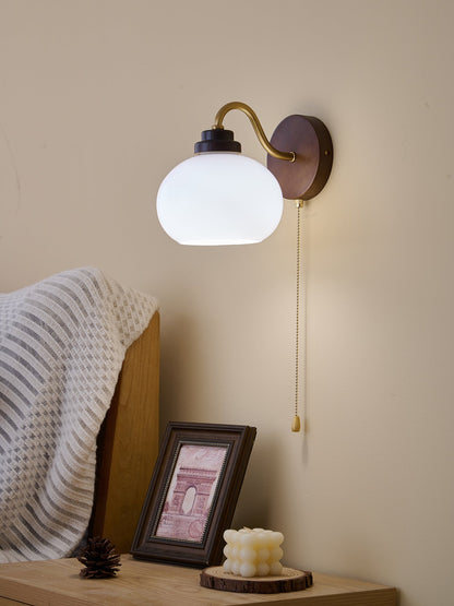 Reed Globe Wall Light