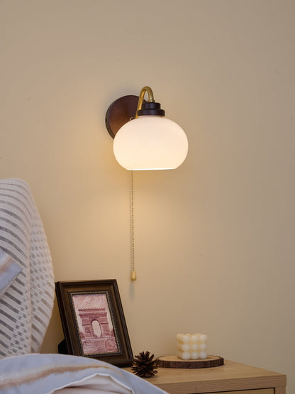 Reed Globe Wall Light