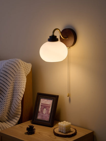 Reed Globe Wall Light