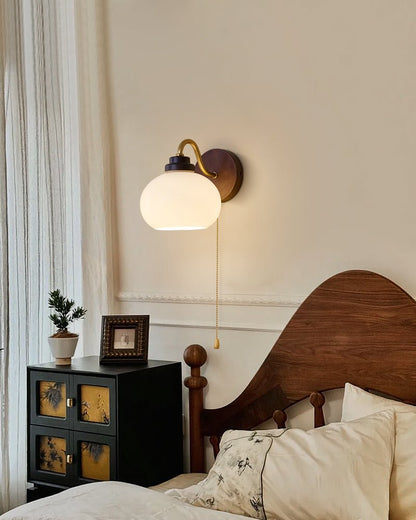 Reed Globe Wall Light