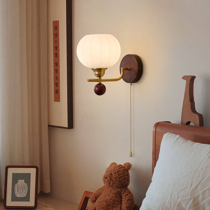 Reed Globe Wall Light