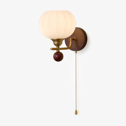 Reed Globe Wall Light