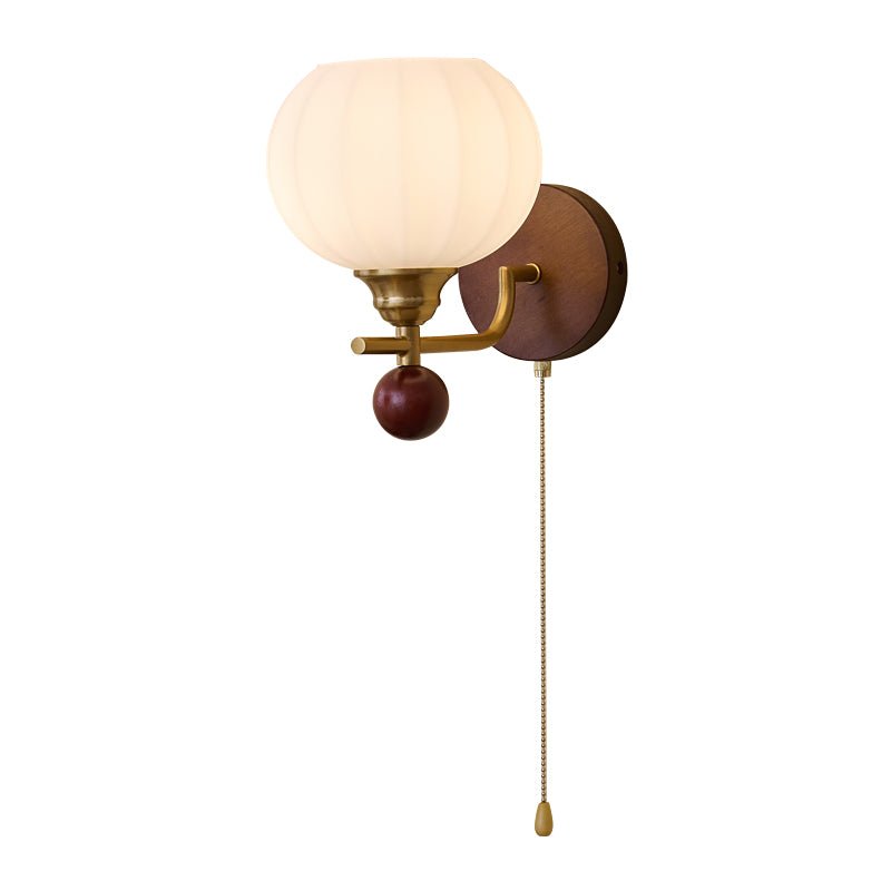Reed Globe Wall Light